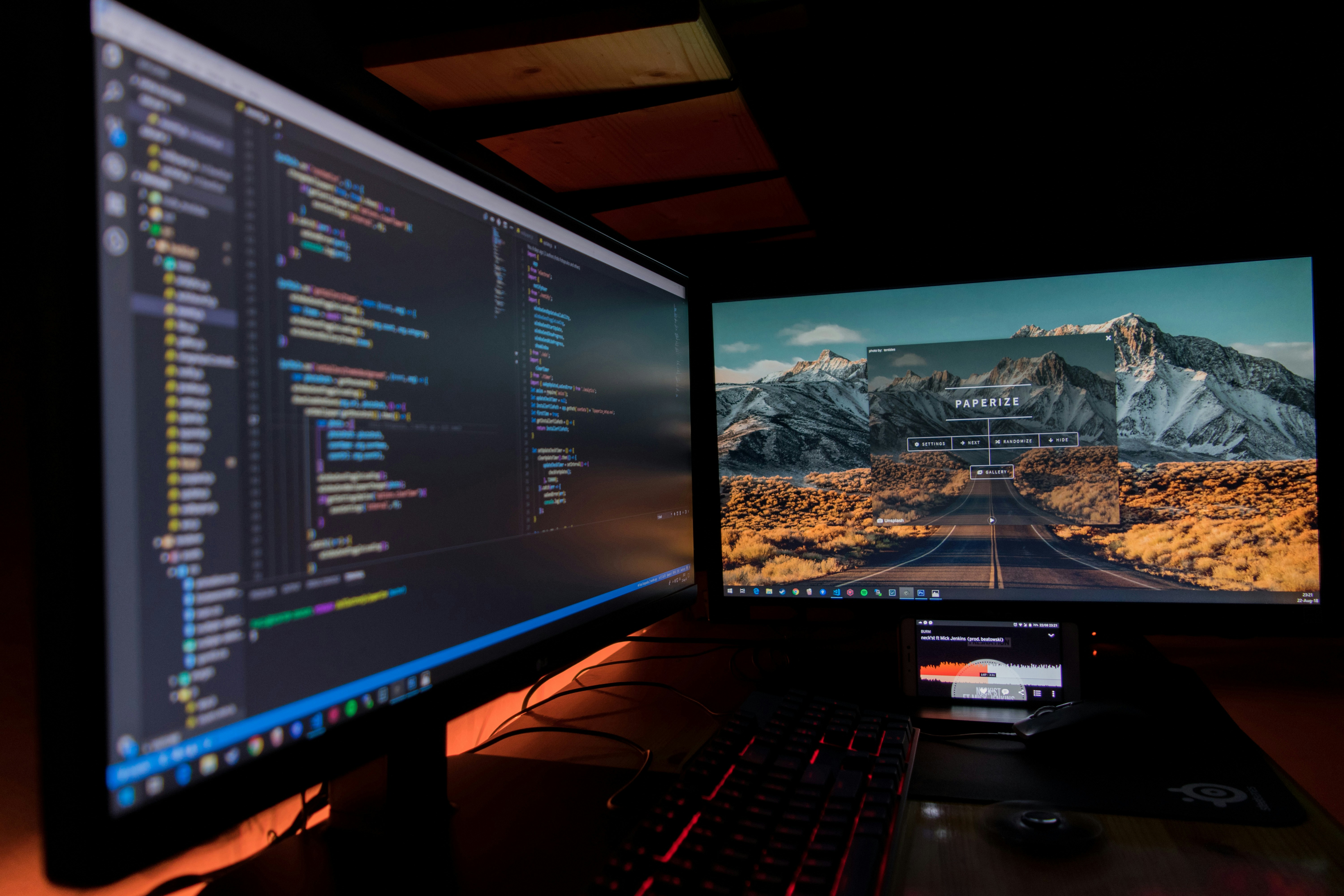 Web development code